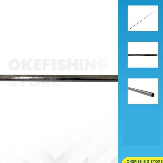 Mano- Blank Rod Hollow Carbon Versus One Piece Sambung Joran 90Cm (614Lb) / 180Cm (1020Lb)