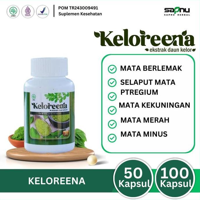 Keloreena Kapsul Atasi Mata Berlemak Ptregium Kekuningan