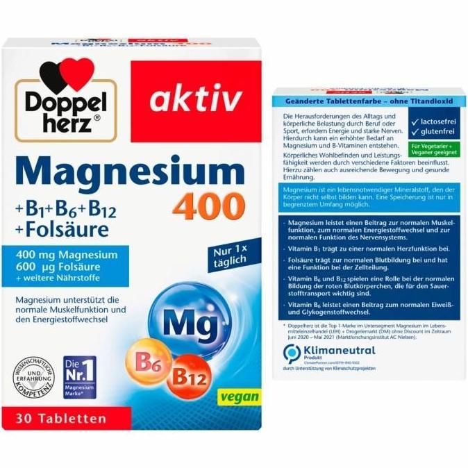 Doppelherz Magnesium 400 - Magnesium 500 - Glucosamin  - K2D3