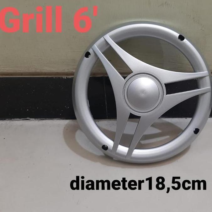 langsung order saja] Grill 6 inch diameter 18,5cm | gril speaker 6'