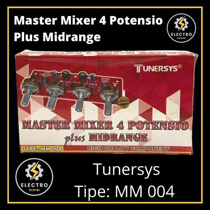 ] Tunersys Master Mixer 4 Potensio plus Midrange | Tipe: MM 004
