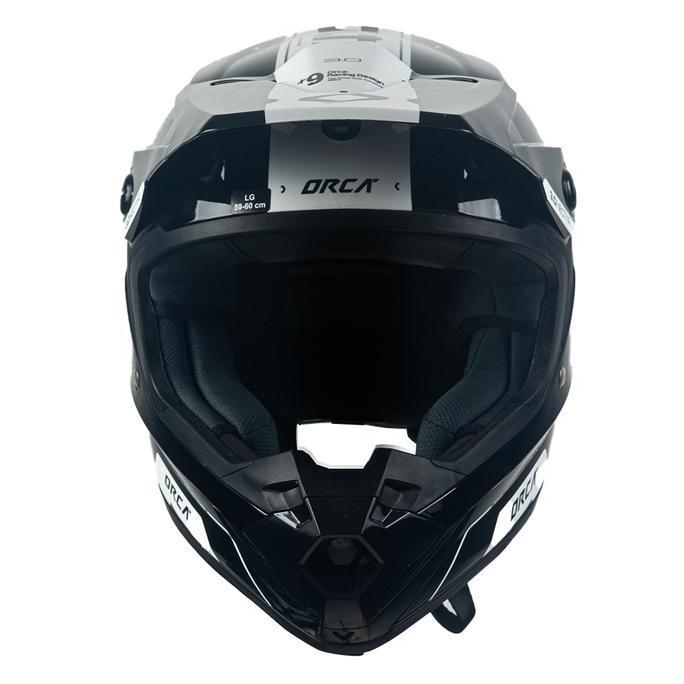 Promo Orca Powergear - Helm Orca X Rsv Nectar 3.0 Black White