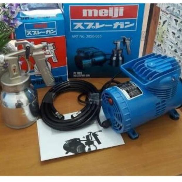 :0:0:0] Kompresor Mini Meiji / Kompressor Meiji lengkap spray gun