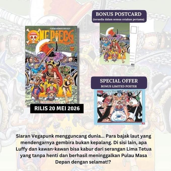 Komik One Piece 111 by Eicihiro Oda (SPECIAL OFFER)
