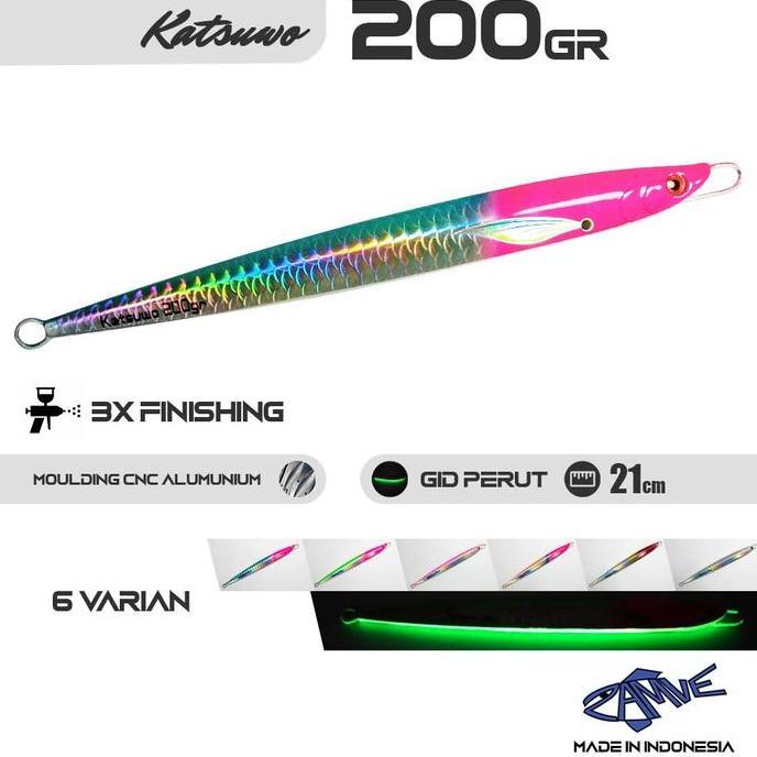 Metal Jig Zamve Katsuwo 200Gr Metal Jig 200Gr Metal Jig 200Gram