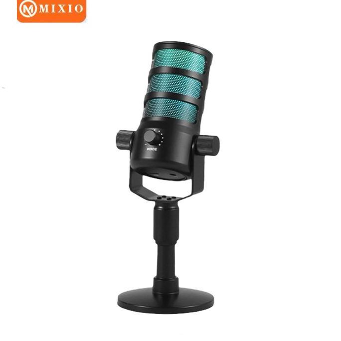 1dozzketer - MIXIO TL-H1 Condenser Microphone USB Type-C with RGB Streaming &Gaming