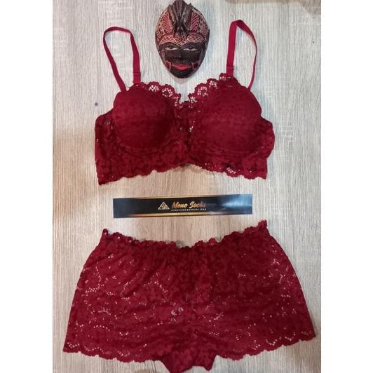 Limited [Merah Jupe]Bra Set + Cd Merah,Lingerie,Braset,Bra + Cd,Bra Set Bandung