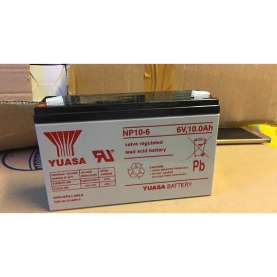 Aki Kering Yuasa NP10-6 / Baterai Kering Yuasa 6v 10ah Baterai vrla