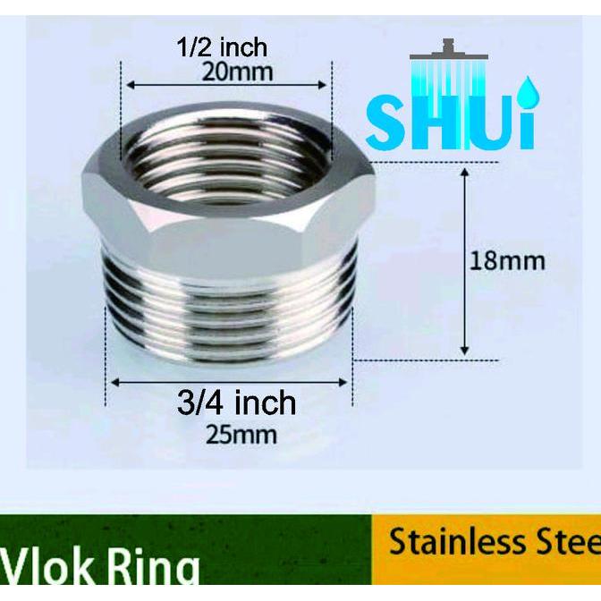 Vlok ring Stainless