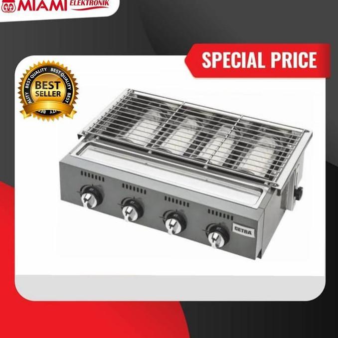 Pemanggang Getra OL4B / Griller Getra 4tungku / Panggangan Getra OL 4B