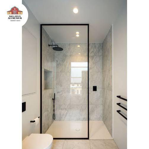 Jual kaca sower kamar mandi tempered