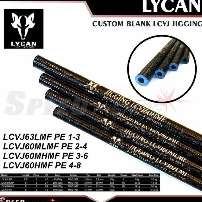 Lycan Custom Blank LCVJ Jigging