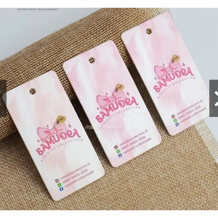 hangtag tebal 800gr - HANGTAG BAJU - HANGTAG CUSTOM
