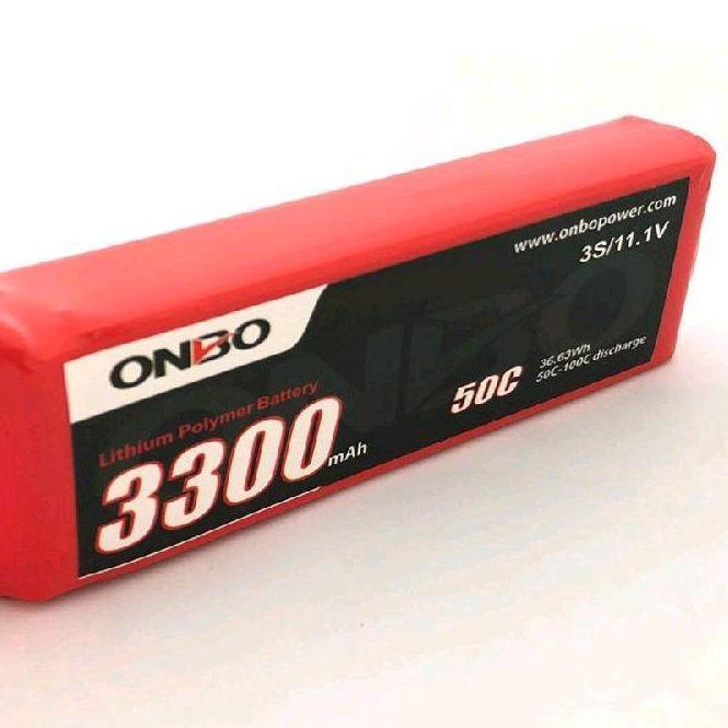 LIPO 3S 11.1V 3300MAH 50-100C ONBO POWER - BERAT 273 GRAM - TOY, CONTROL, REMOTE BATERAI