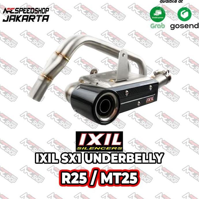 Knalpot Ixil SX1 R25 / MT25 Underbelly Fullsystem Original Spain terlaris