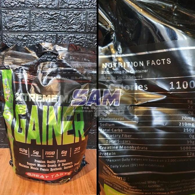 Suplemen Fitness Bxn Xtreme Mass Gainer 15 Lb Malang