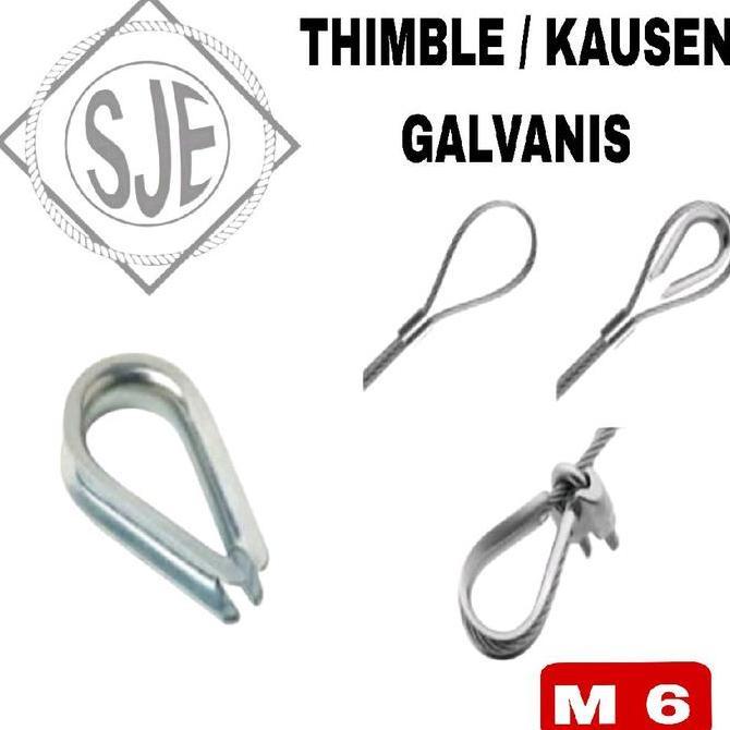 thimble sling 6mm / lekukan tali Sling 6mm / thimble 6mm / kausen 6mm