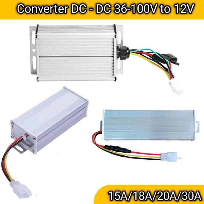 CONVERTER DC 36V-100V TO 12V 15A 18A 20A 30A STEP DOWN DC 36V-72V TO 12V CONVERTER DC 36V 48V 56V 72