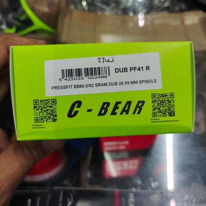 Promo C-Bear Dub Pf41 R Bottom Bracket Cbear Ceramic Bb Dub Pf41 Sram Axs Pressfit Bb 89.5/92 Sram D