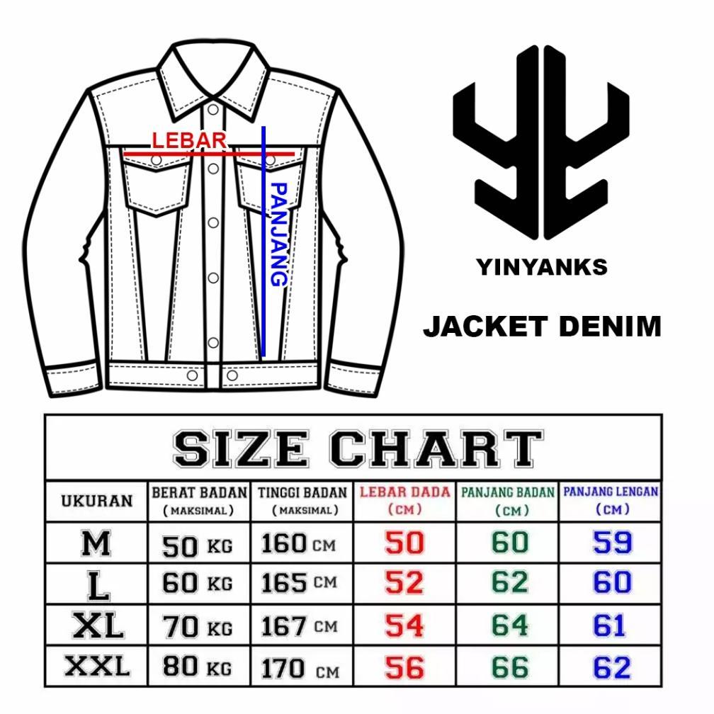 VALUE PACK Yinyanks Jacket Denim Bmth Sempiternal Jacket Jeans Hitam