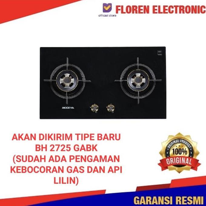 Modena Kompor Tanam BH 5725 AABK / 5725AABK / BH5725AABK 2 tungku 70 cm BARANG BARU DAN SEGEL MURAH 