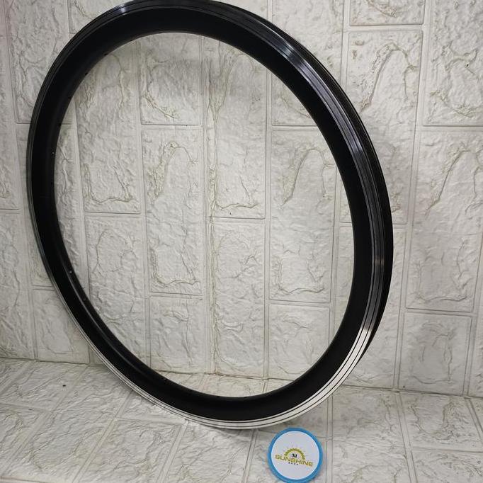 Ready Velg Rims 20 Murni 406 GTS-TEC 36H 32H Double Wall 3cm Black CNC V-Brake Sepeda Lipat Minion B