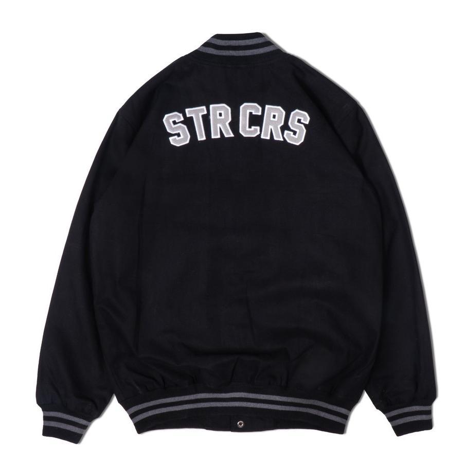 PROMO STARCROSS Jaket Varsity - Black - JS 1010