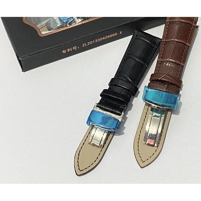 Strap tali jam tangan kulit butterfly time veranda