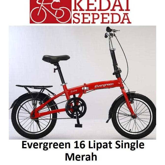Promo Sepeda Lipat 16 Anak & Dewasa Evergreen Cod