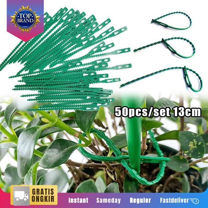Tapetool Pengikat Tanaman Bahan Plastik Tali Pengikat Hijau Tali Pengikat Tanaman Original