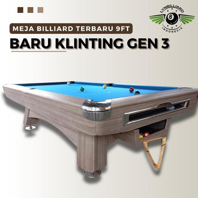 Terlaris Meja Billiard Terbaru Baru Klinting Gen 3