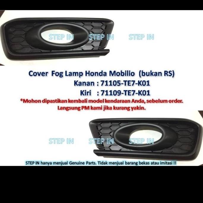 Cover foglamp Mobilio Tipe S / E   Kanan ORI Baru