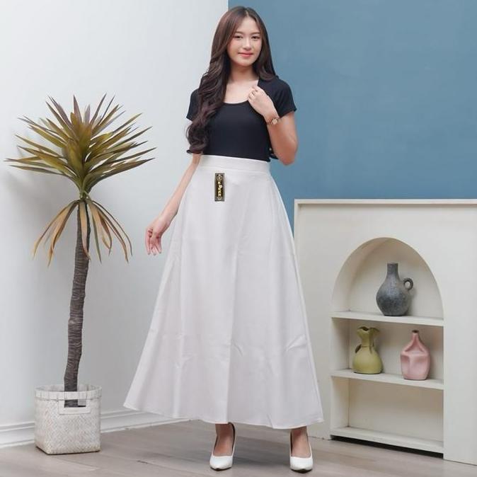 Rok Jodha Scuba-Rok Cantik Cocok Buat Kuliah Dan Kerja-Rok Wanita  Muslim Korean Style Formal Casual