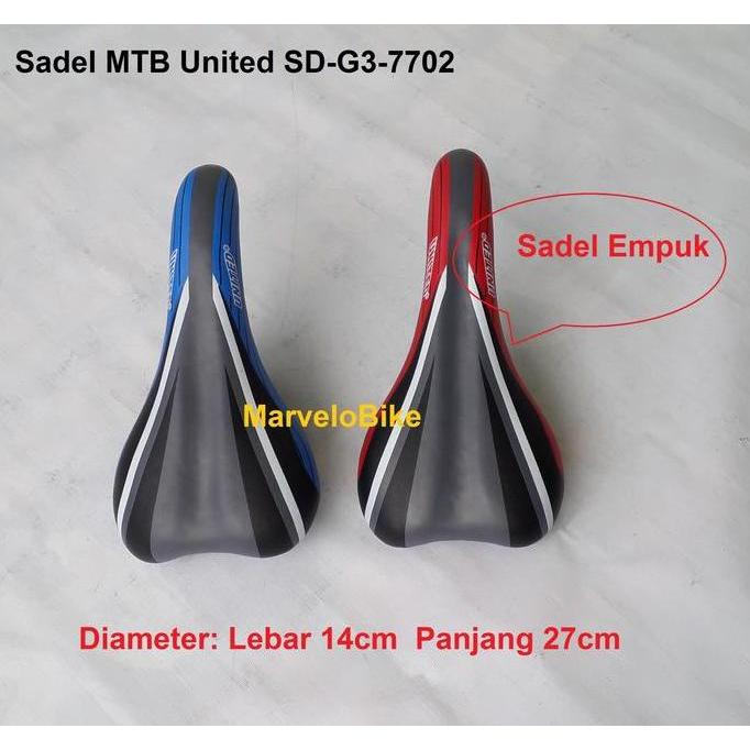 Ready Sadel Jok Sepeda MTB BMX Seli Fixie Balap RoadBike United SD-7702