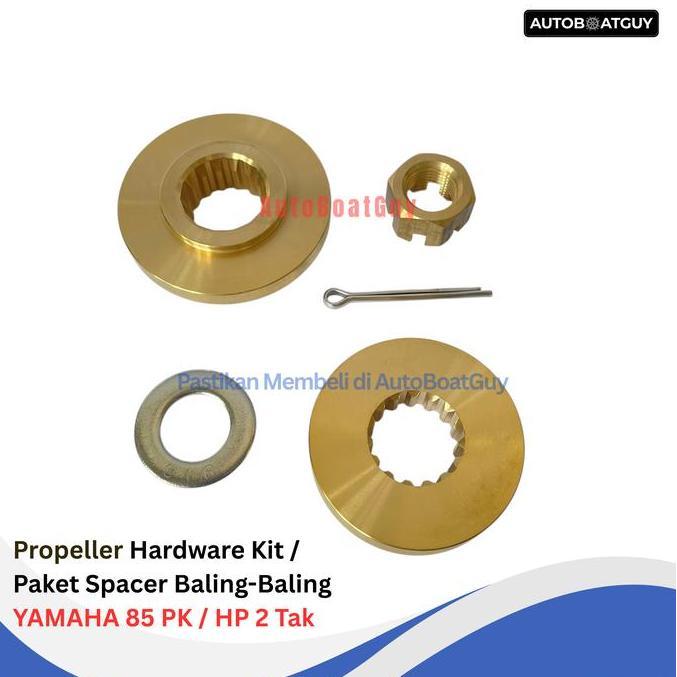 Propeller Hardware Kit / Paket Spacer Baling-Baling YAMAHA 85 PK /HP 2 Tak