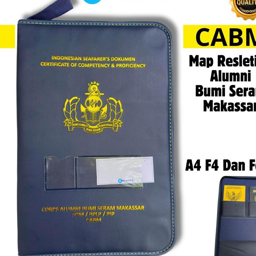 Map Resleting Custom Alumni Pip Makassar Tebal Premium Dokumen Keeper Resleting Isi 30 Lebar 8
