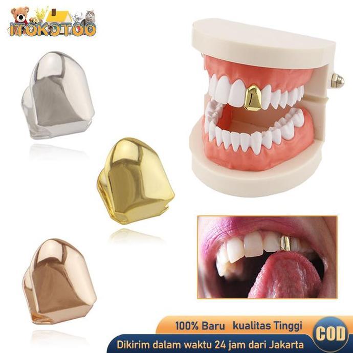 RGPOTZ Hip Hop Braces Grillz Gigi Gigi Emas Bling Gigi Joker Suicide Squad