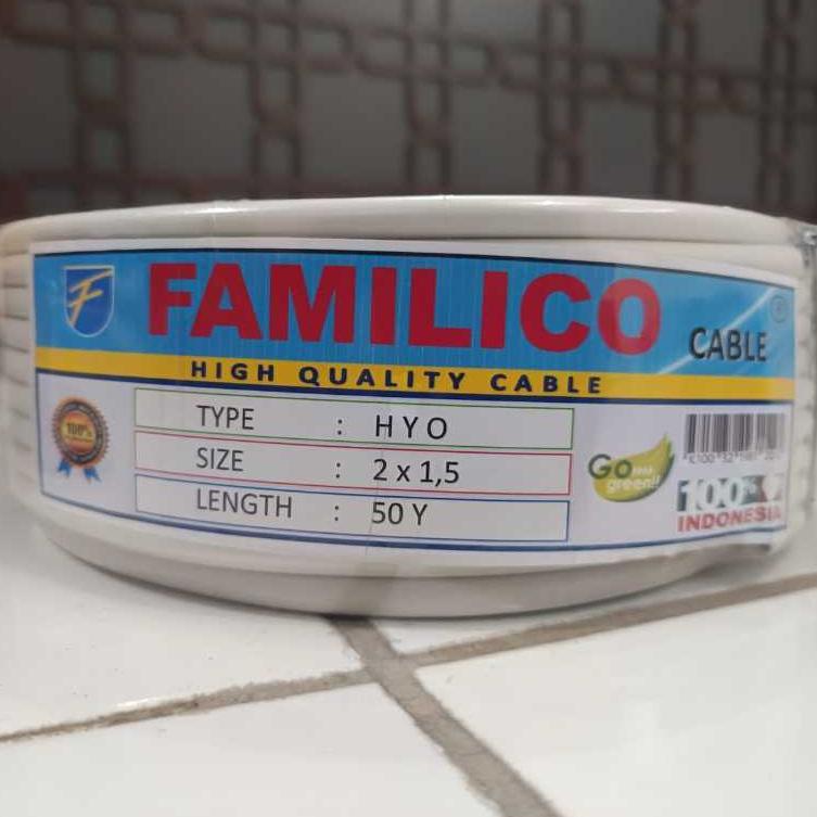 Familico Hyo Kabel Audio 2X1,5 2X2,5 50 Yard