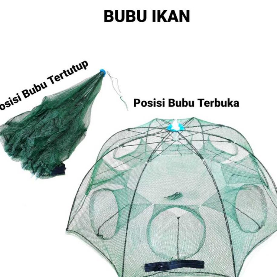 Bubu Ktn 6 & 8 Lubang Perangkap Ikan Modern  Super  Bahan Berkualitas Kawat Lapis Carbon Asli
