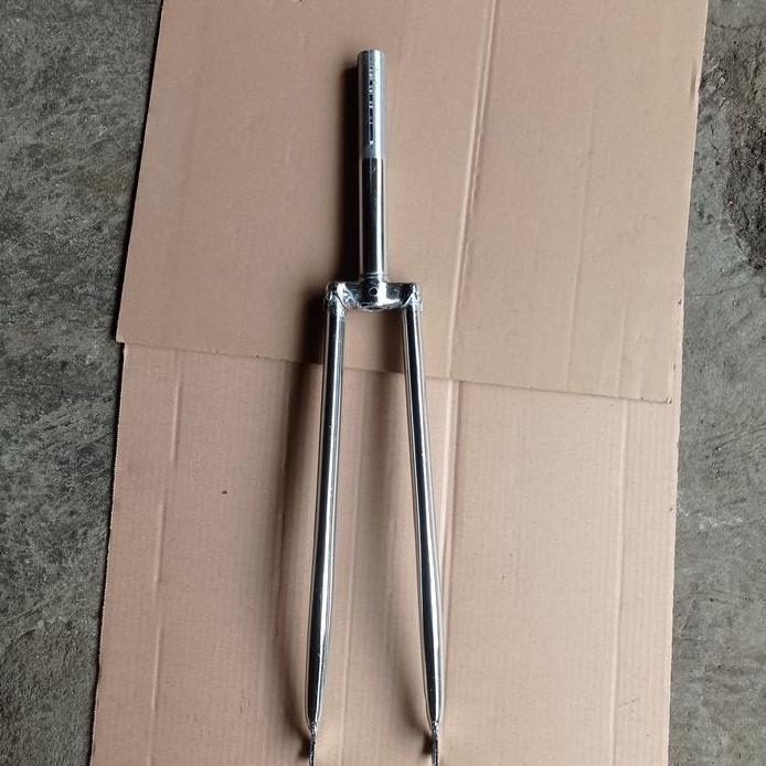 Ready fork sepeda 27 balap roadbike fixie jadul crome chrome taiwan