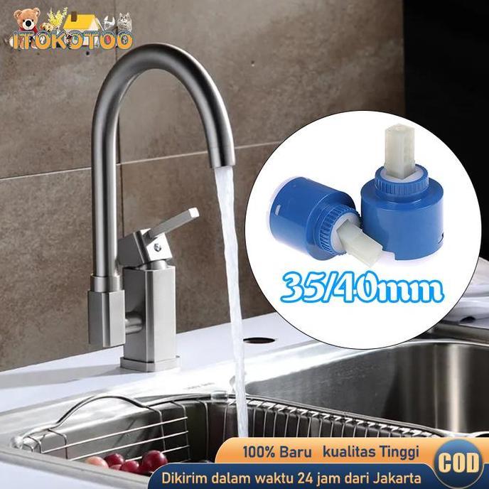 CABBALUS Jantung Keran Panas Dingin Keramik 35/40mm Jantung Valve Kran Air Keran Air Panas Jantung K