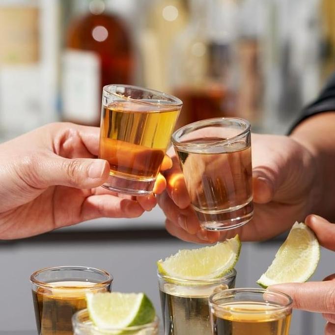 Gelas Sloki Kaca One Shot 25ml Liquor Tequila Cocktail Sopi Cap Tikus Arak Bali Whisky Soju Mini Gla