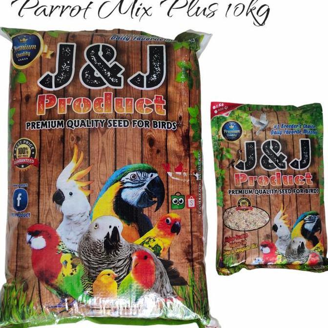 FYP J&J PARROT MIX PLUS 10KG - J&J PARROT MIX + 10KG - J&J PREMIUM SEED *