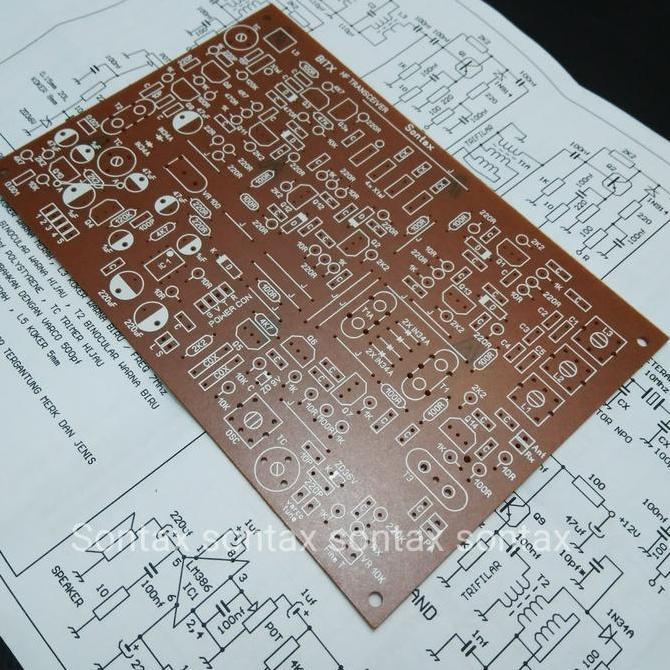 PCB BITX RADIO TRANSCEIVER HF SSB USB LSB STX27