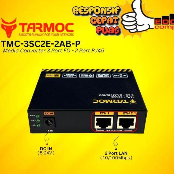 Tick- Media Converter 3 Port Fo 2 Port Lan/ 3 Fo 2 Lan / 3 Sc 2 Rj45