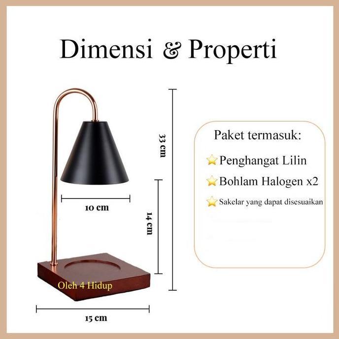 penghangat lilin listrik/lampu lilin/penghangat lilin/pemanas lilin/pembakar lilin/lampu lilin led