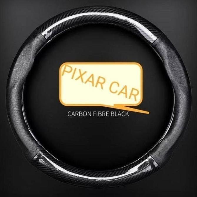 Promo Sarung Stir Mobil Motif Carbon Kulit Toyota Avanza 2022