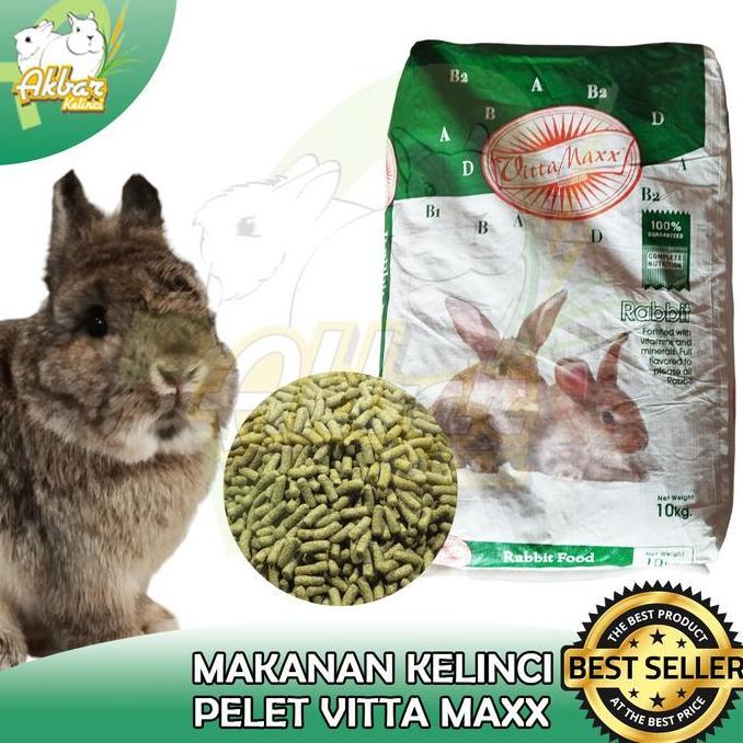 Makanan Kelinci Vittamaxx Rabbit Food 1kg Vitamax Pelet Kelinci
