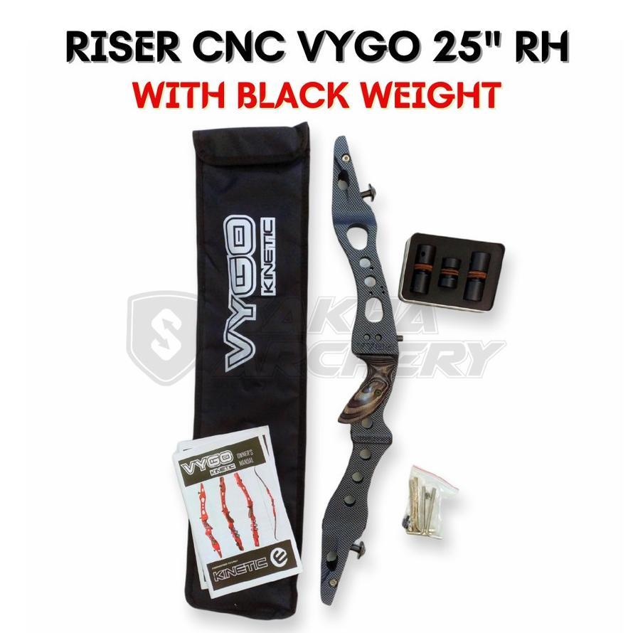 Kinetic Riser CNC Vygo ILF 25" | Riser Barebow