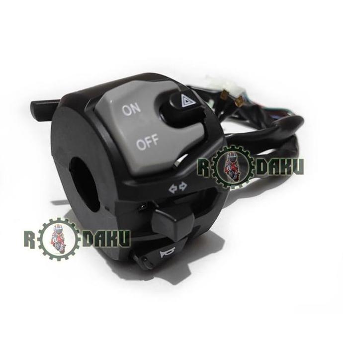 Saklar KIRI 5in1 Saklar ON OFF DIM HAZARD SEN KLAKSON Stang Motor UNIVERSAL